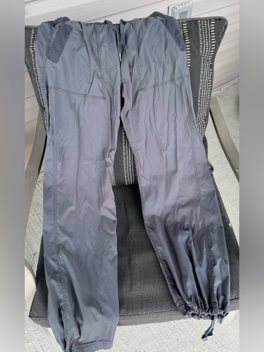 Women’s Utility Drawstring Hem Pants - Dark Gray